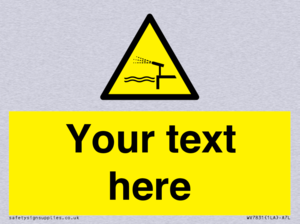 Custom warning water cannon